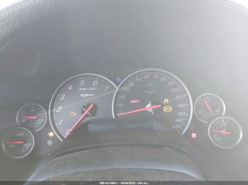 2009 Chevrolet Corvette Z06 Hardtop VIN: 1G1YZ26E395103557 Lot: 43148611