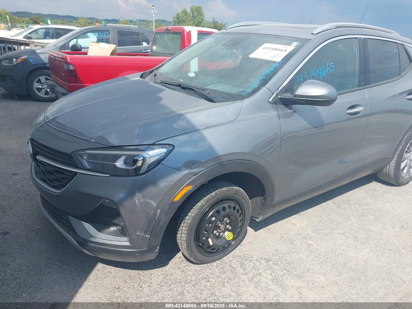 Vin: kl4mmfsl6nb011929, lot: 43643017, buick encore gx fwd essence 20222