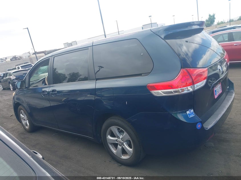 2011 Toyota Sienna Le VIN: 5TDKA3DC8BS006818 Lot: 43148731