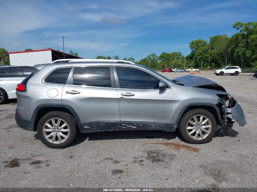 2016 Jeep Cherokee Limited VIN: 1C4PJMDB0GW225542 Lot: 43148852