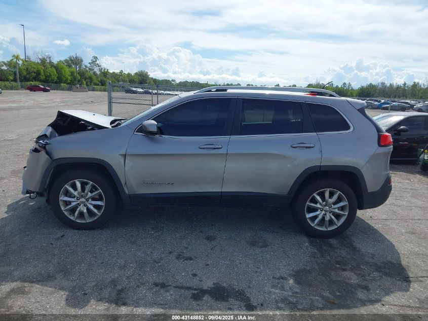 2016 Jeep Cherokee Limited VIN: 1C4PJMDB0GW225542 Lot: 43148852
