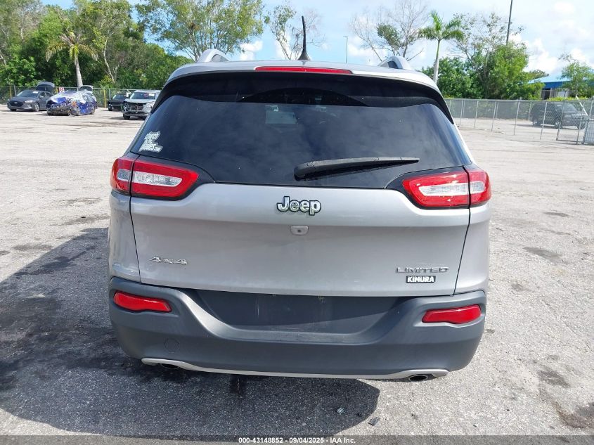 2016 Jeep Cherokee Limited VIN: 1C4PJMDB0GW225542 Lot: 43148852