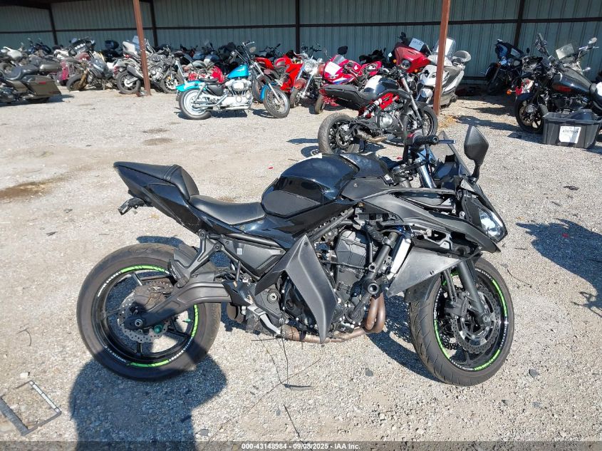 2023 Kawasaki Ex650 R VIN: ML5EXER11PDA84050 Lot: 43148984