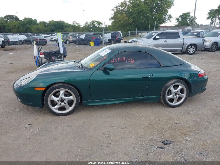 2001 Porsche 911 Carrera/Carrera 4 VIN: WP0CA29931S651474 Lot: 43149136