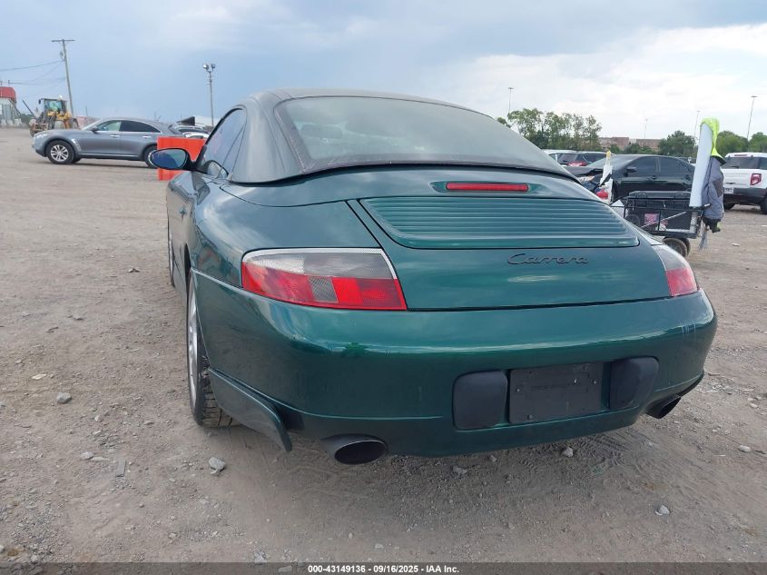 2001 Porsche 911 Carrera/Carrera 4 VIN: WP0CA29931S651474 Lot: 43149136