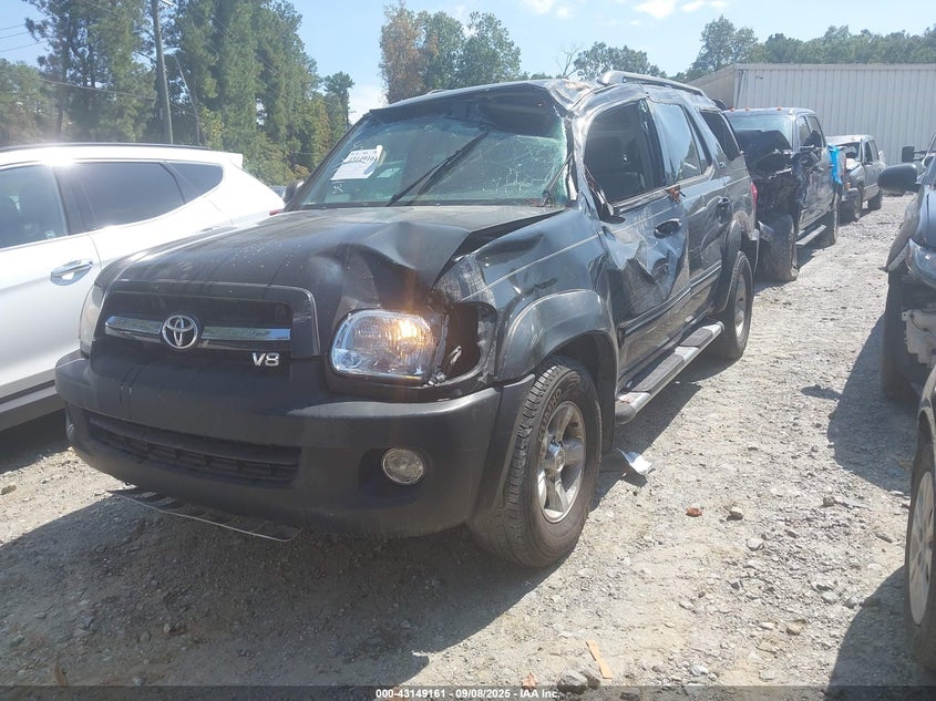 2006 Toyota Sequoia Sr5 V8 black other gasoline 5TDZT34A46S271345 photo #3