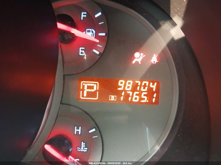 2009 Nissan Murano S VIN: JN8AZ18W39W111438 Lot: 43149164