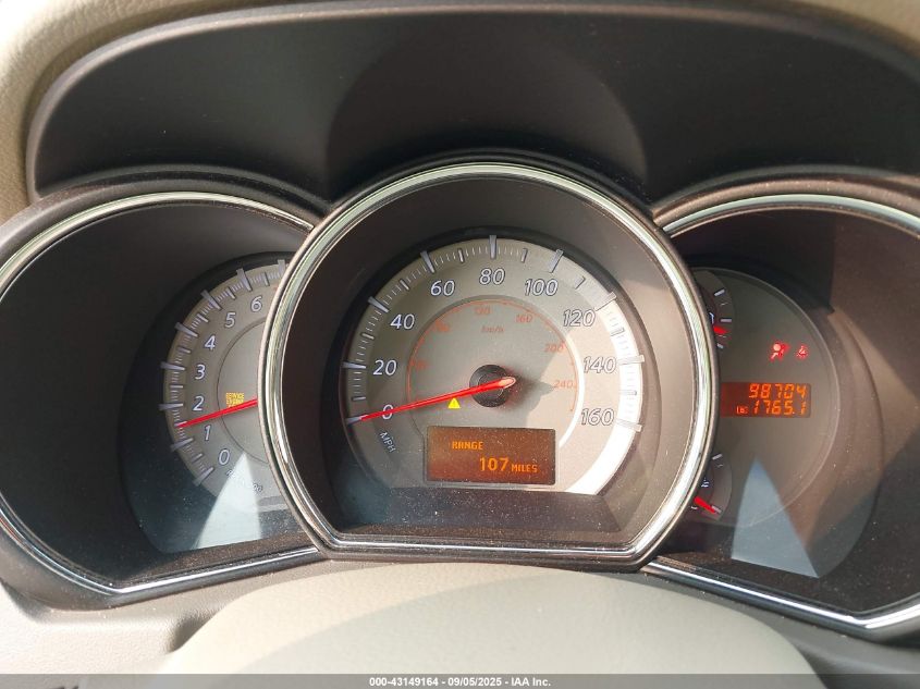 2009 Nissan Murano S VIN: JN8AZ18W39W111438 Lot: 43149164