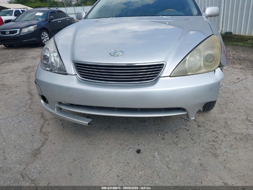 2006 Lexus Es 330 VIN: JTHBA30GX65167724 Lot: 43149410