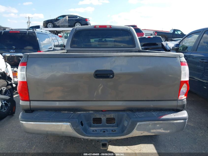 2006 Toyota Tundra Sr5 V8 VIN: 5TBET34176S535133 Lot: 43149469