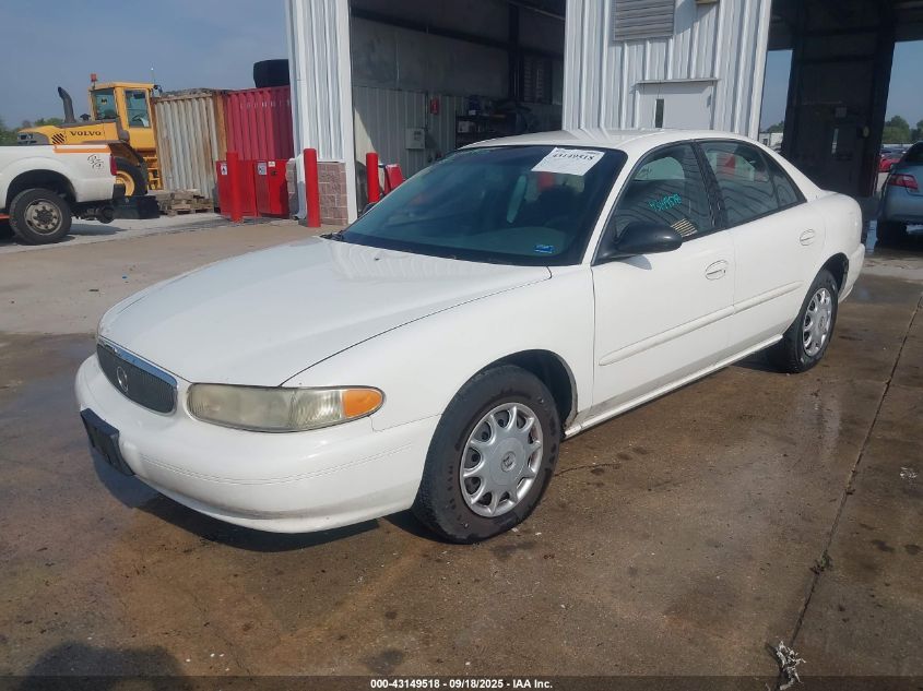 2003 Buick Century Custom white sedan gasoline 2G4WS52J331290570 photo #3