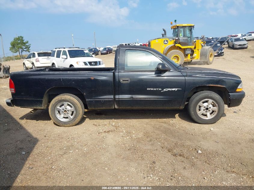 2001 Dodge Dakota Slt/Sport VIN: 1B7FL26X71S151750 Lot: 43149690