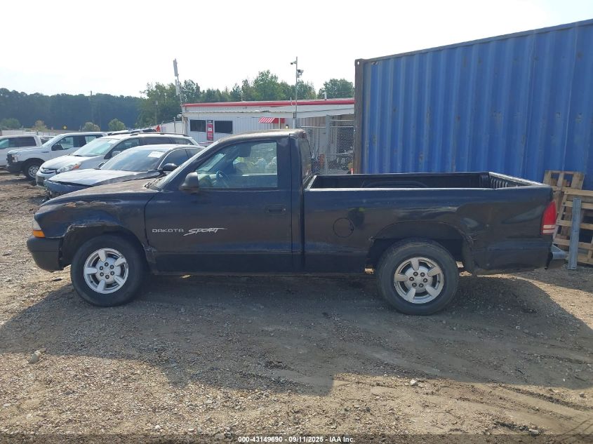 2001 Dodge Dakota Slt/Sport VIN: 1B7FL26X71S151750 Lot: 43149690