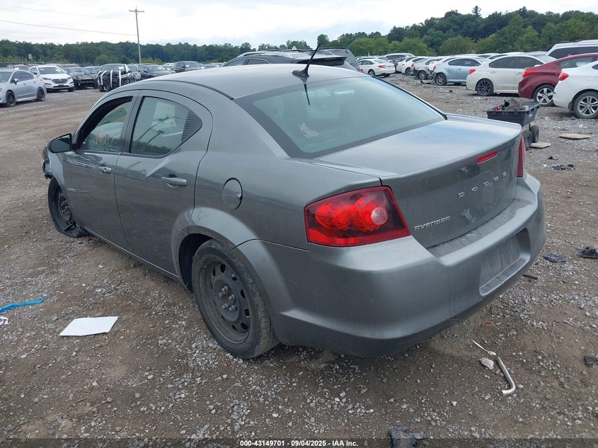 2013 DODGE AVENGER SE - 1C3CDZAB7DN654061