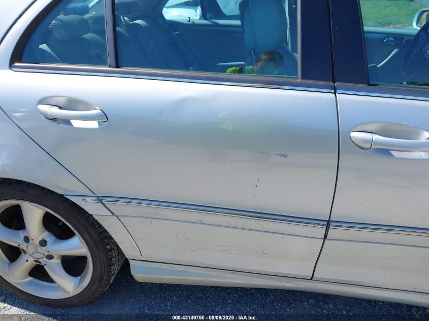 2006 Mercedes-Benz C 230 Sport VIN: WDBRF52H26F751918 Lot: 43149750