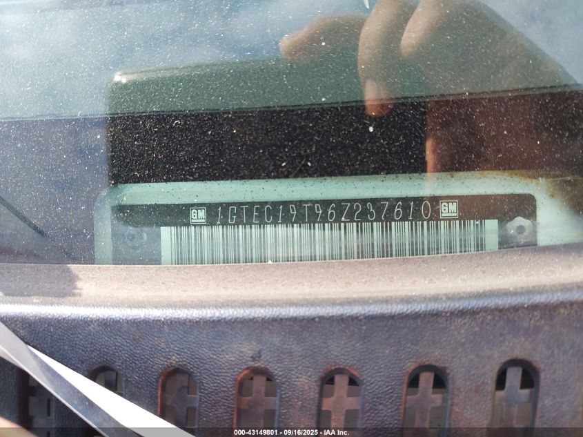 2006 GMC Sierra 1500 Sle1 VIN: 1GTEC19T96Z237610 Lot: 43149801