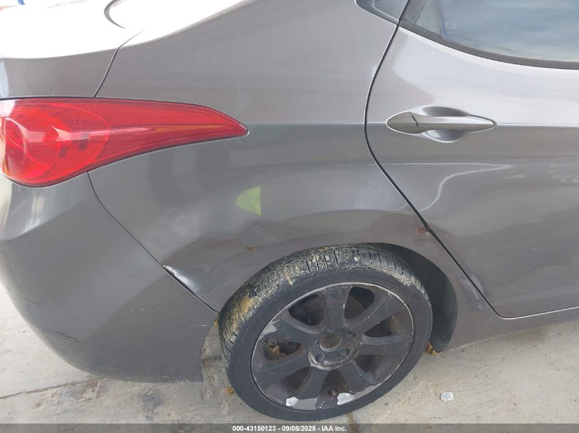 2013 Hyundai Elantra Limited VIN: 5NPDH4AE4DH238602 Lot: 43150123