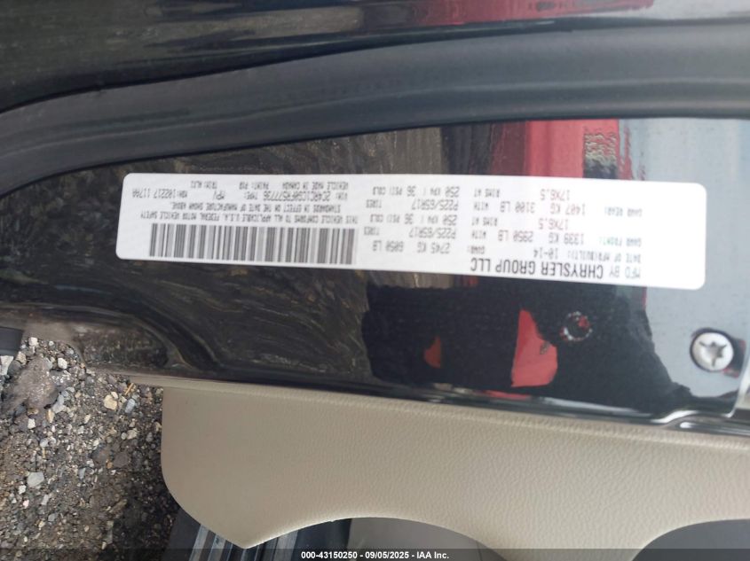 2015 CHRYSLER TOWN & COUNTRY TOURING-L - 2C4RC1CG0FR577736