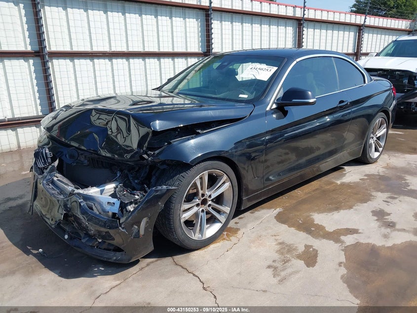 2016 BMW 428I black cabrio gasoline WBA3V7C54G5A25981 photo #3
