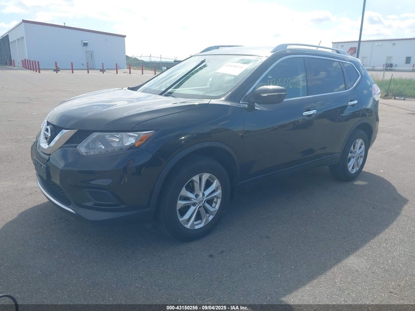2014 Nissan Rogue Sv black other gasoline 5N1AT2MV6EC779791 photo #3