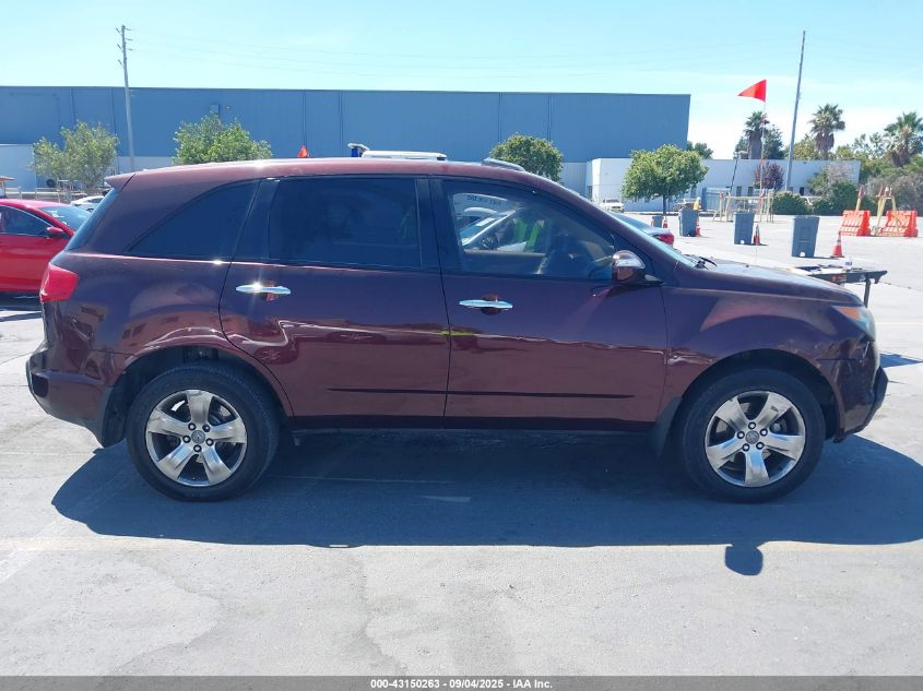 2007 Acura Mdx Sport Package VIN: 2HNYD28817H531575 Lot: 43150263