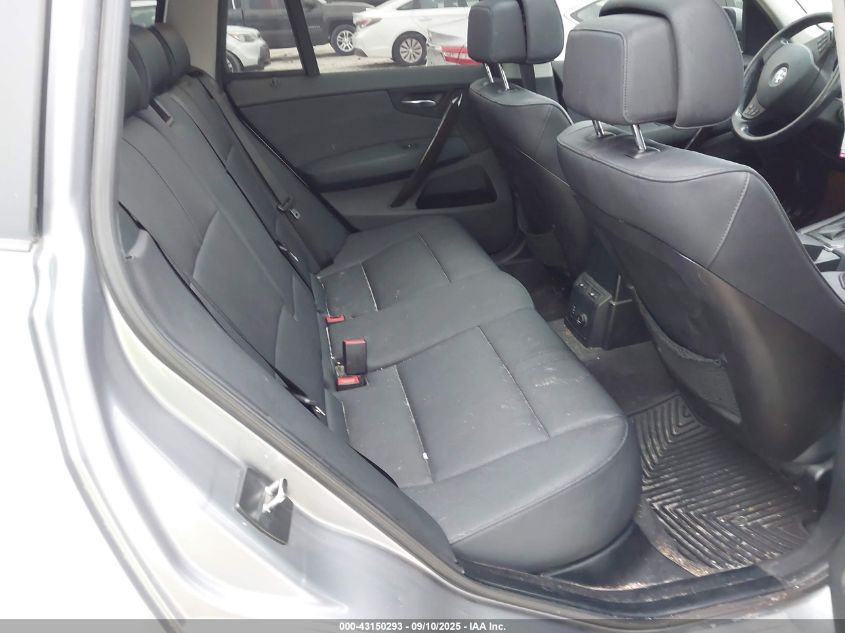 2008 BMW X3 3.0Si VIN: WBXPC93498WJ18505 Lot: 43150293