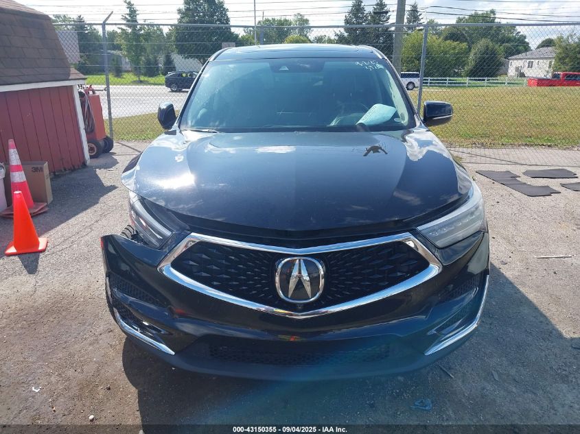 2019 Acura Rdx Advance Package VIN: 5J8TC2H71KL003929 Lot: 43150355