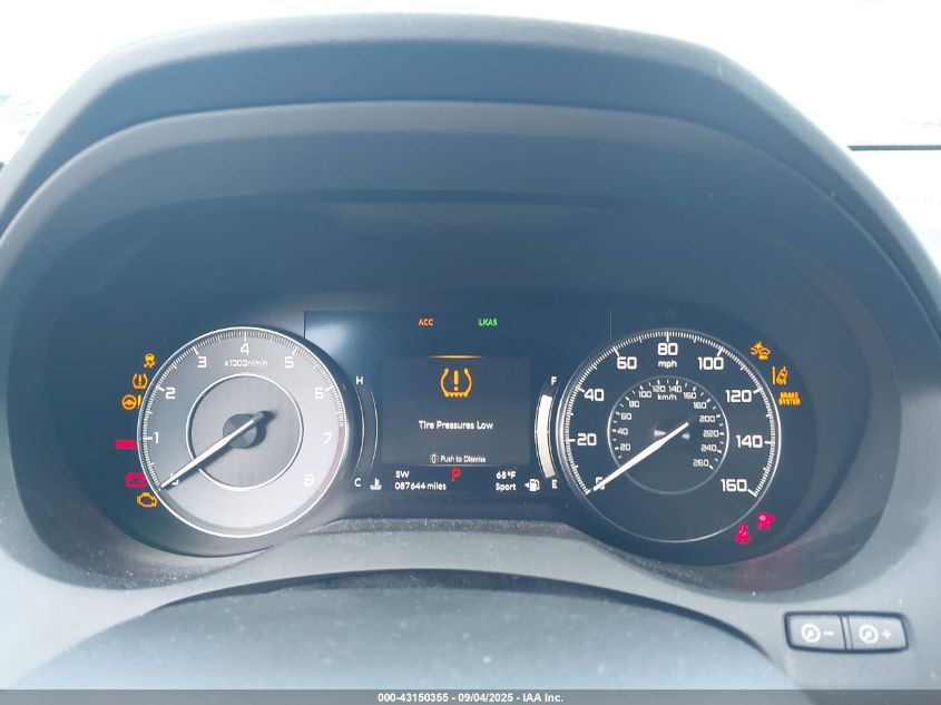 2019 Acura Rdx Advance Package VIN: 5J8TC2H71KL003929 Lot: 43150355