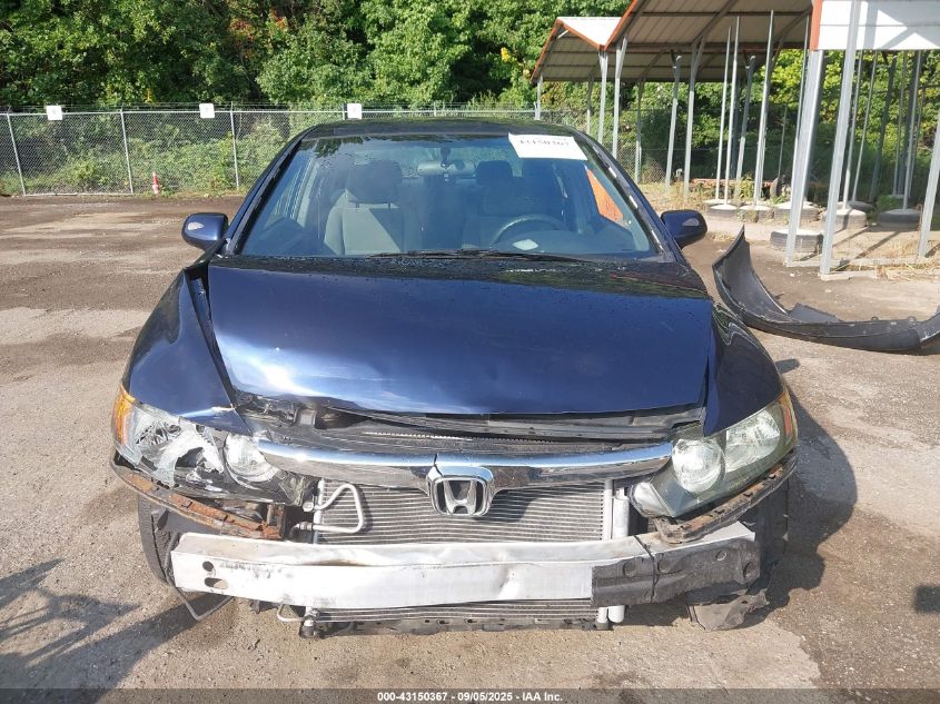 2008 Honda Civic Lx VIN: 1HGFA15568L049460 Lot: 43150367