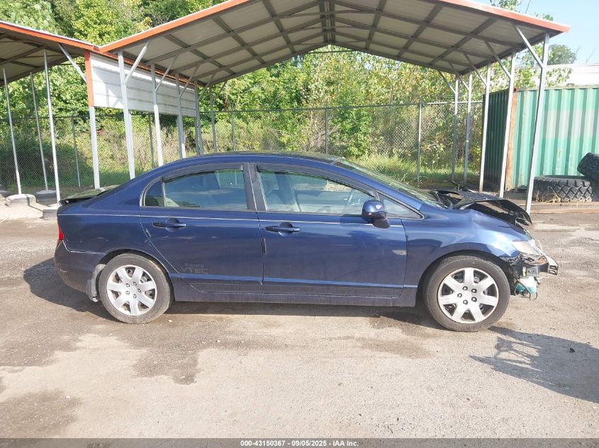 2008 Honda Civic Lx VIN: 1HGFA15568L049460 Lot: 43150367