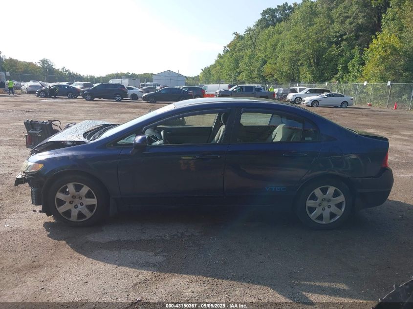 2008 Honda Civic Lx VIN: 1HGFA15568L049460 Lot: 43150367