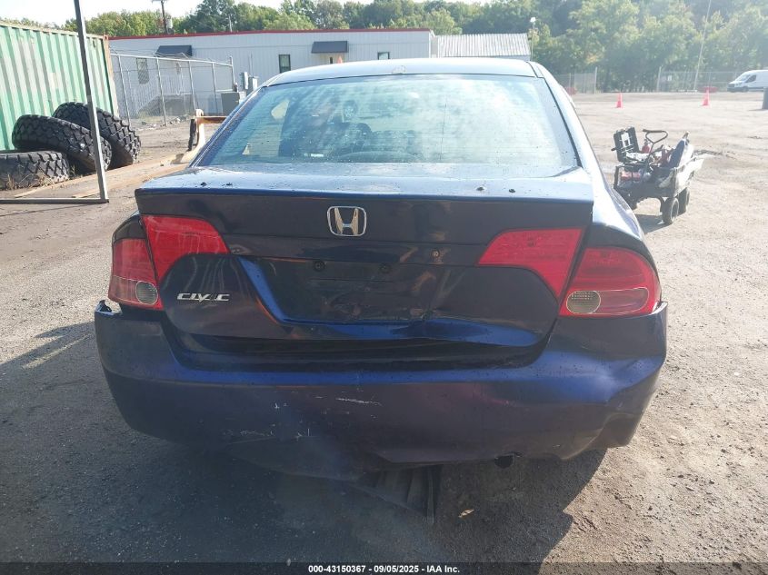 2008 Honda Civic Lx VIN: 1HGFA15568L049460 Lot: 43150367