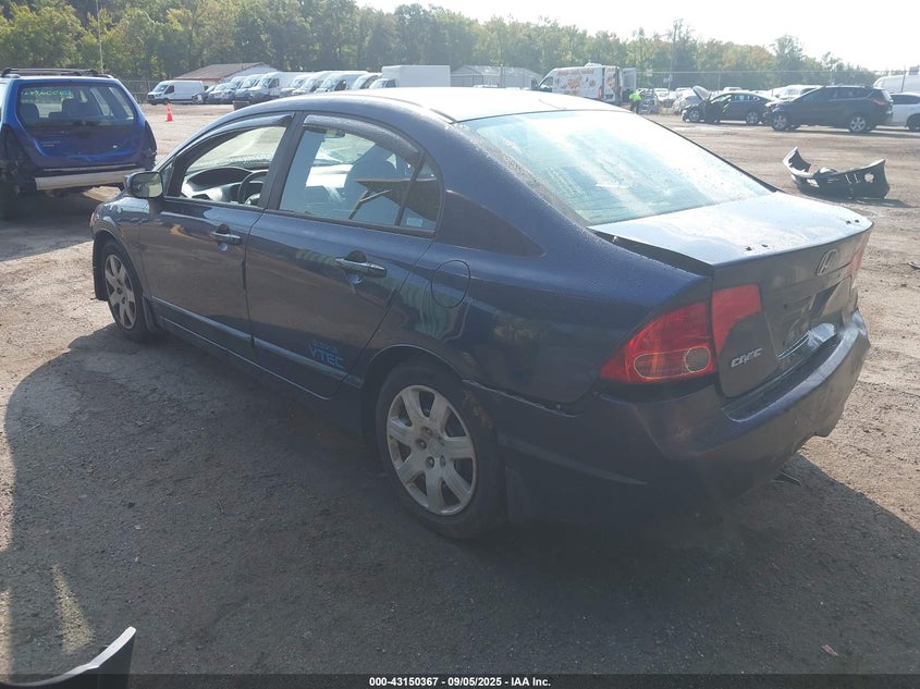 2008 Honda Civic Lx 1HGFA15568L049460 photo #4