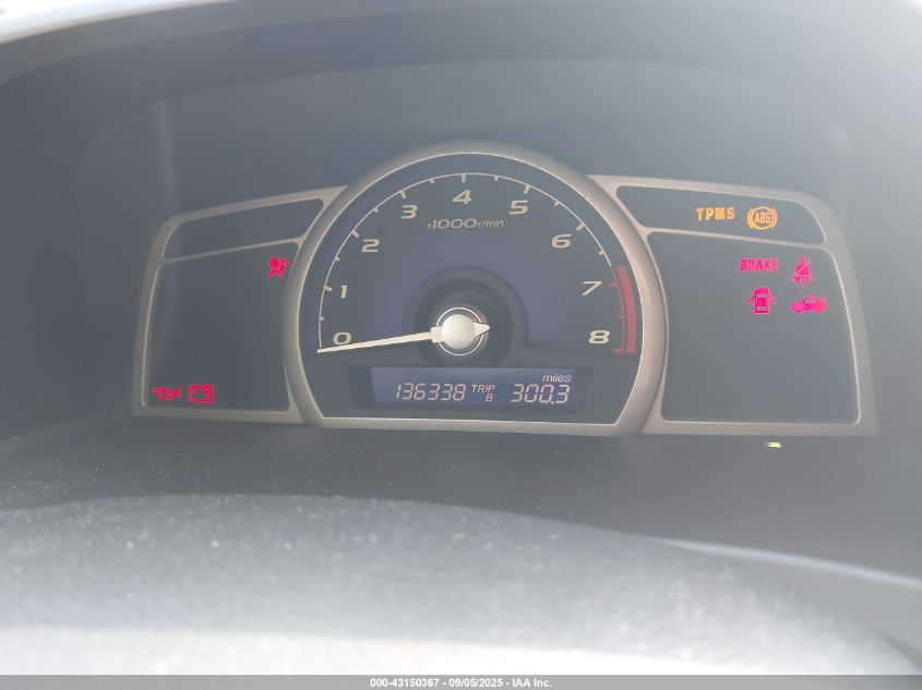 2008 Honda Civic Lx VIN: 1HGFA15568L049460 Lot: 43150367