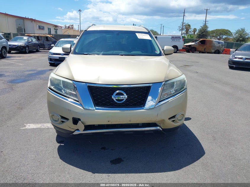 2013 NISSAN PATHFINDER PLATINUM/S/SL/SV - 5N1AR2MN4DC655418