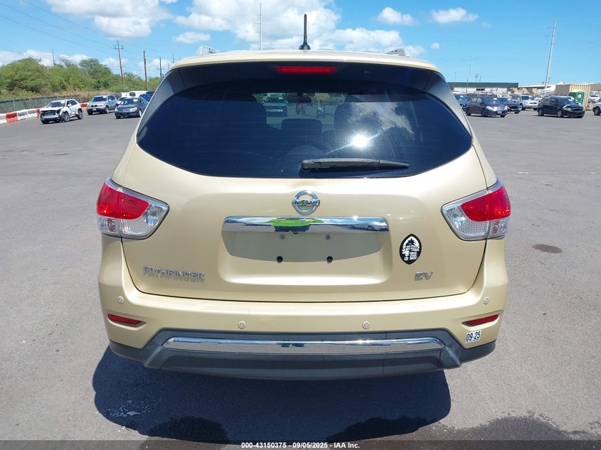 2013 NISSAN PATHFINDER PLATINUM/S/SL/SV - 5N1AR2MN4DC655418