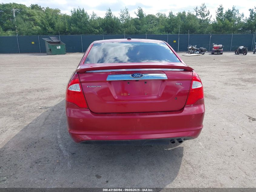2012 Ford Fusion Sel VIN: 3FAHP0JA4CR153982 Lot: 43150394