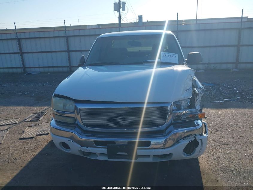 2003 GMC New Sierra Sle VIN: 2GTEC19VX31296865 Lot: 43150454