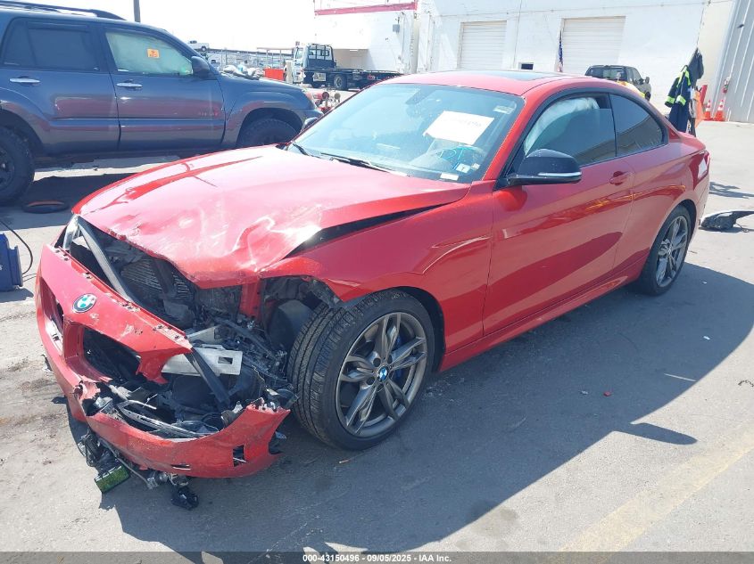 2016 BMW M235I red coupe gasoline WBA1J7C56GV359641 photo #3