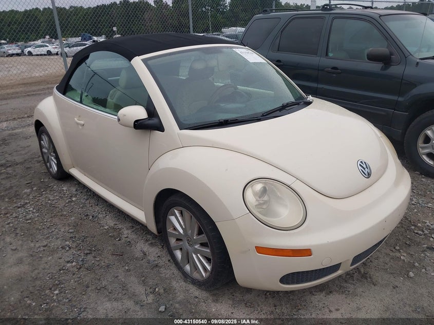 3VWRF31Y38M404217 2008 Volkswagen New Beetle Se auction photo 1