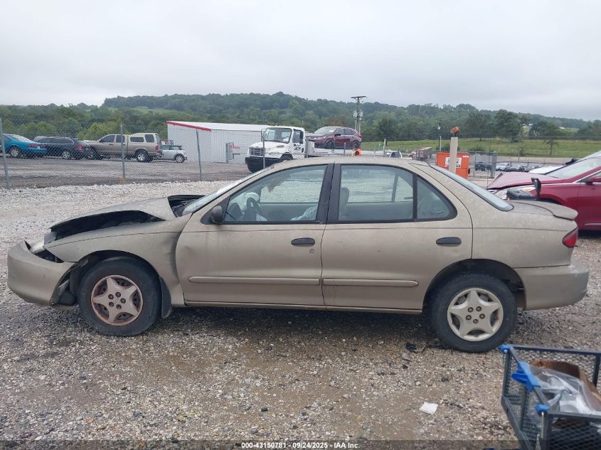 2001 Chevrolet Cavalier VIN: 1G1JC524217102149 Lot: 43150781