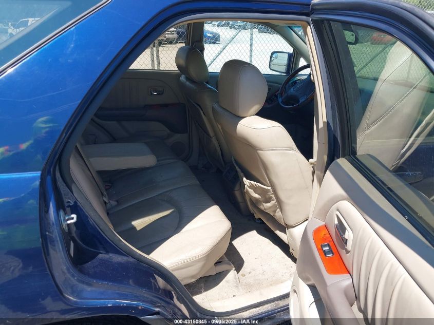 2002 Lexus Rx 300 VIN: JTJHF10U420281150 Lot: 43150845