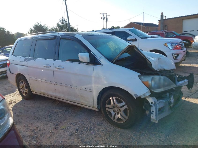 2007 Honda Odyssey Ex-L VIN: 5FNRL38707B072796 Lot: 43150854
