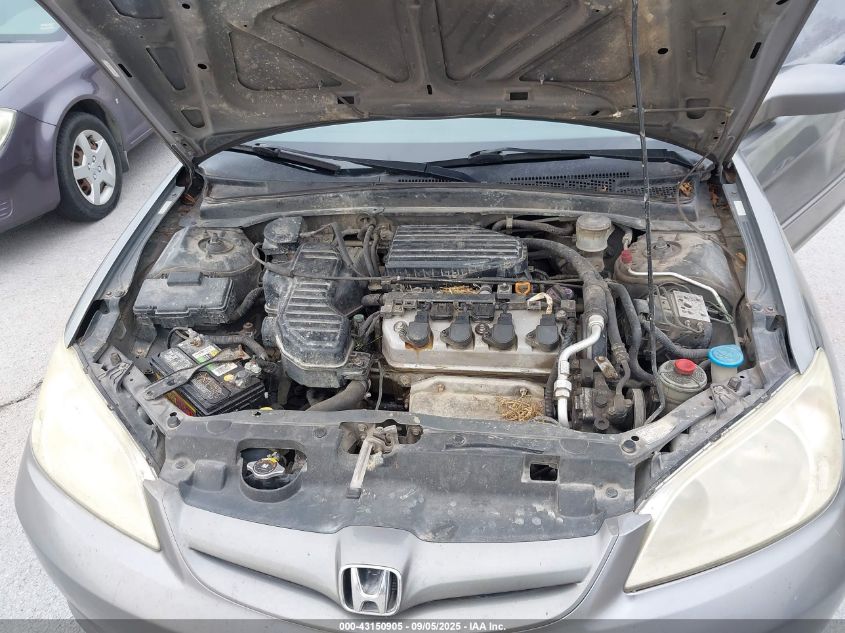 2004 Honda Civic Ex VIN: 2HGES26764H509027 Lot: 43150905