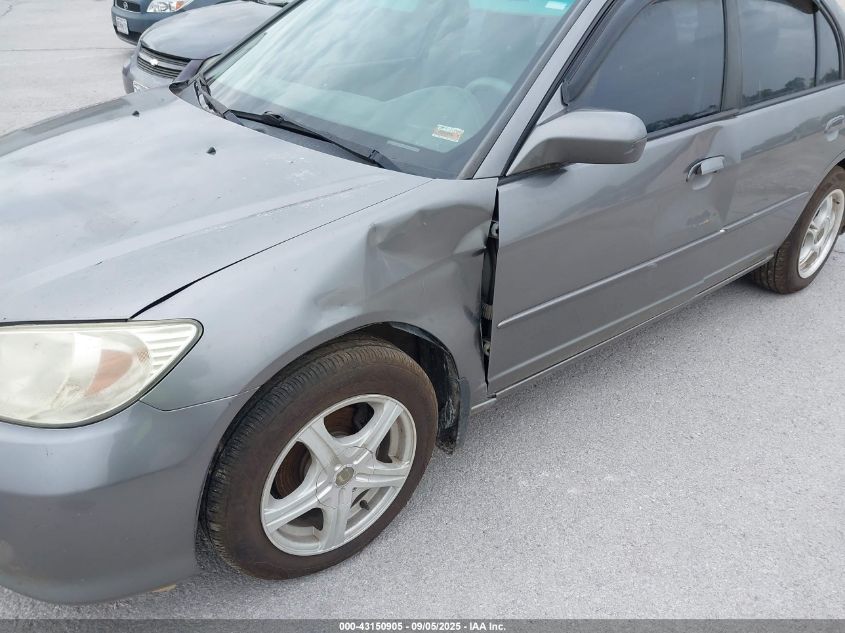 2004 Honda Civic Ex VIN: 2HGES26764H509027 Lot: 43150905