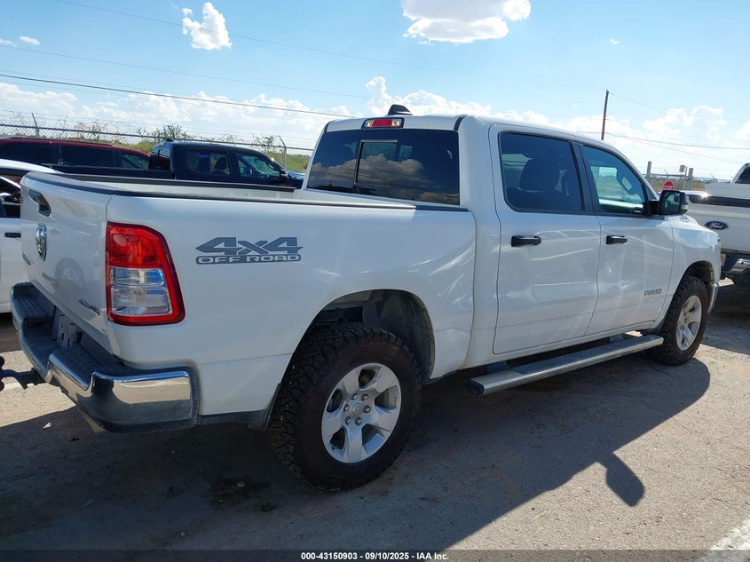 2023 Ram 1500 Big Horn 4X4 5'7 Box VIN: 1C6SRFFT5PN605090 Lot: 43150903