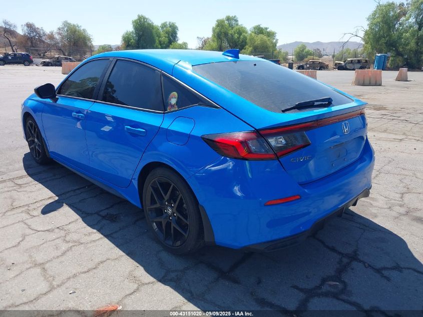 2023 Honda Civic Sport VIN: 19XFL2H89PE007683 Lot: 43151020