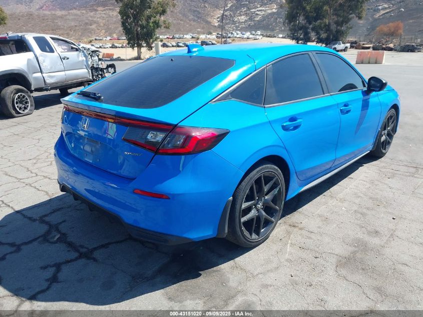 2023 Honda Civic Sport VIN: 19XFL2H89PE007683 Lot: 43151020