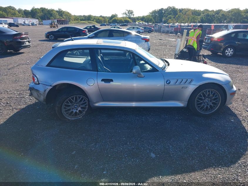 2002 BMW Z3 3.0I VIN: 4USCK73482LM14007 Lot: 43151026