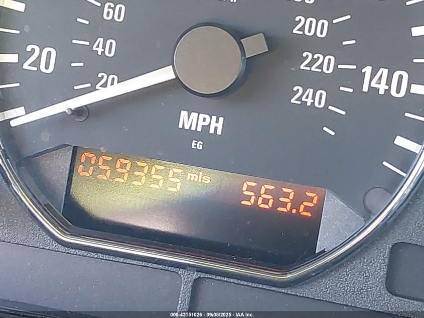 2002 BMW Z3 3.0I VIN: 4USCK73482LM14007 Lot: 43151026